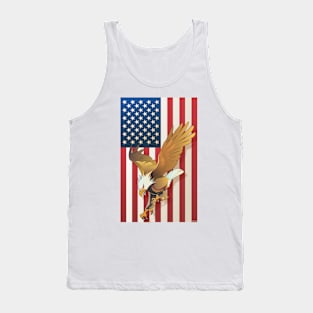 American Screaming Eagle Tank Top